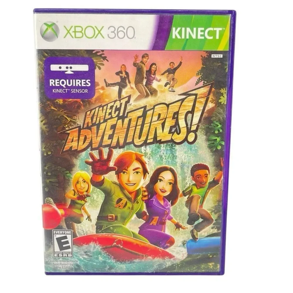 Xbox 360 Kinect Adventures (Requires Kinect Sensor) Y2K Family Fun Game